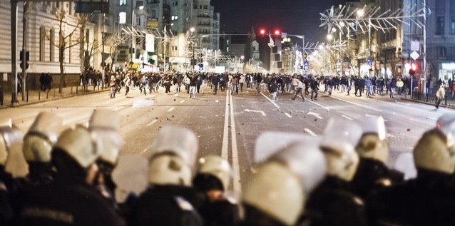 Protestatari vs Jandarmerie