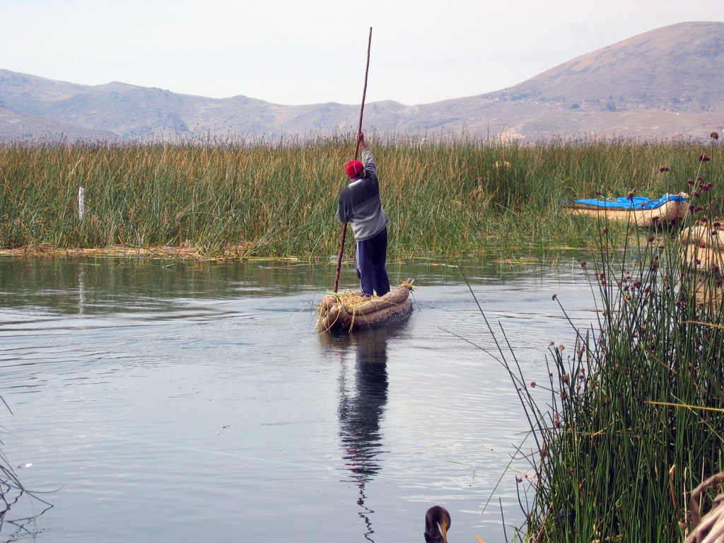 Barca de stuf - Titicaca